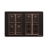 6 SWITCH + 2 SOCKET