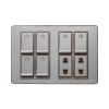 6 SWITCH + 2 SOCKET