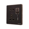 MULTI SOCKET + 2 PIN WITH NEON + USB - Image 2
