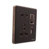 MULTI SOCKET + 2 PIN WITH NEON + USB - Image 3