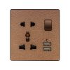 MULTI SOCKET + 2 PIN WITH NEON + 2 USB